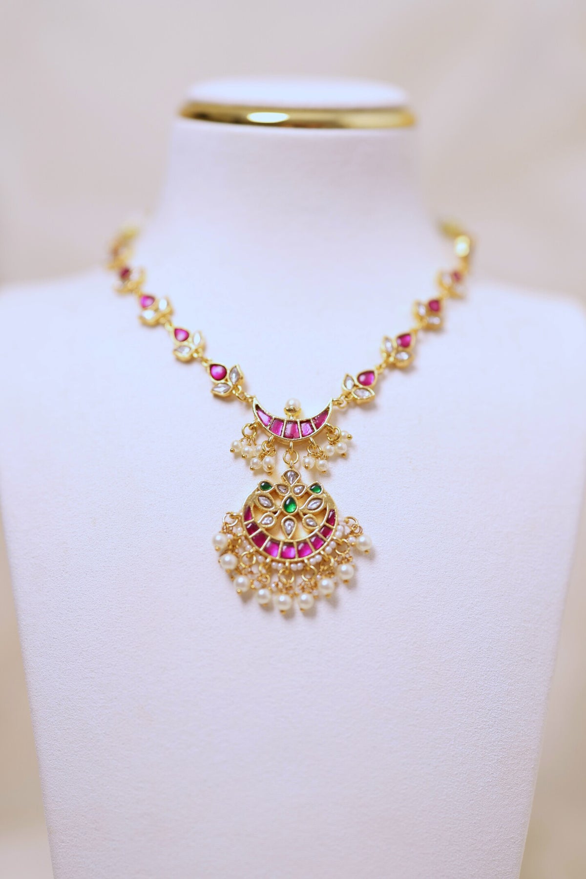 Gulab Kudan Necklace Set