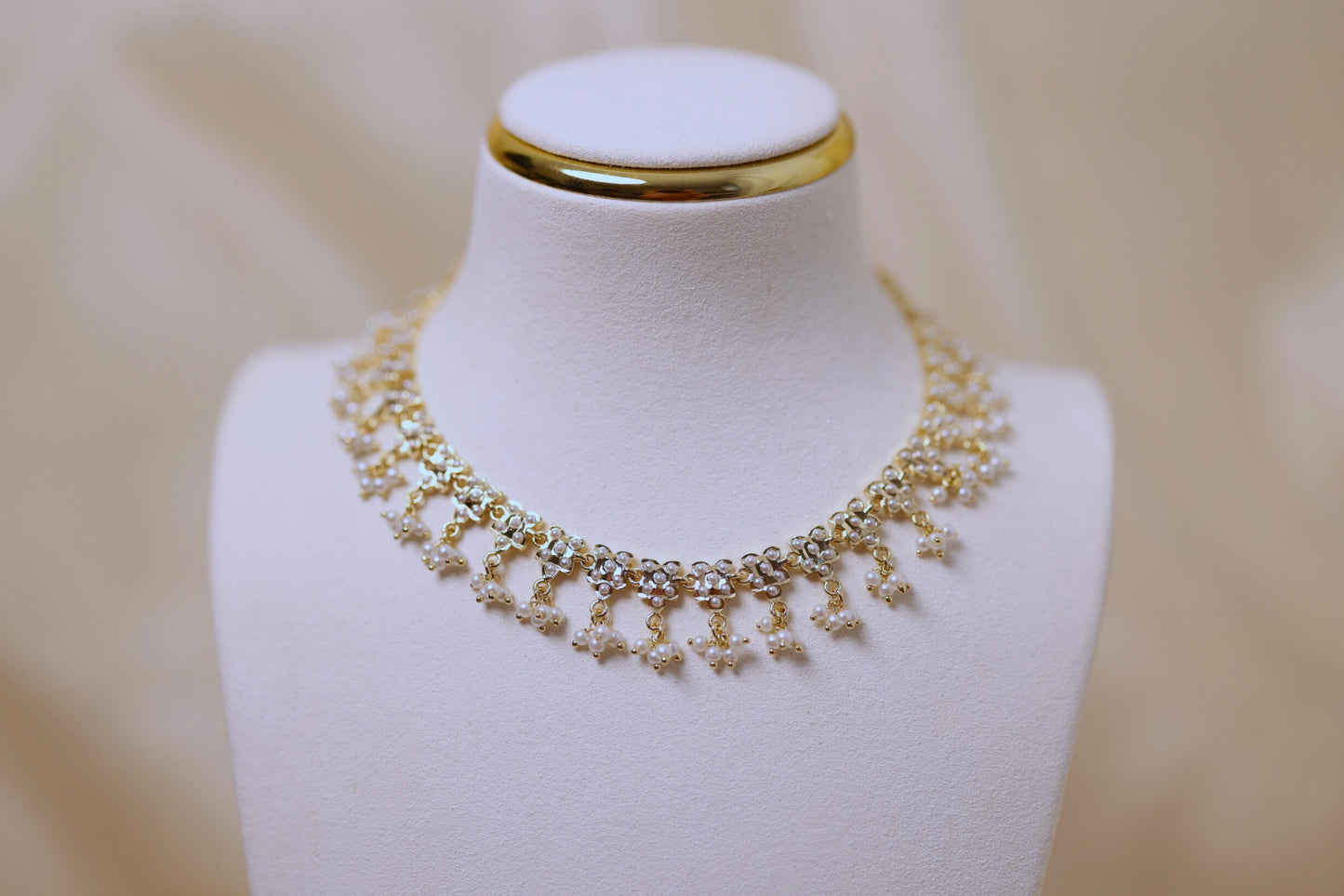 Kavya Pearl Kundan Choker