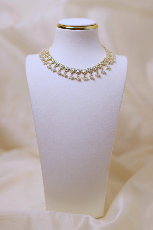 Kavya Pearl Kundan Choker