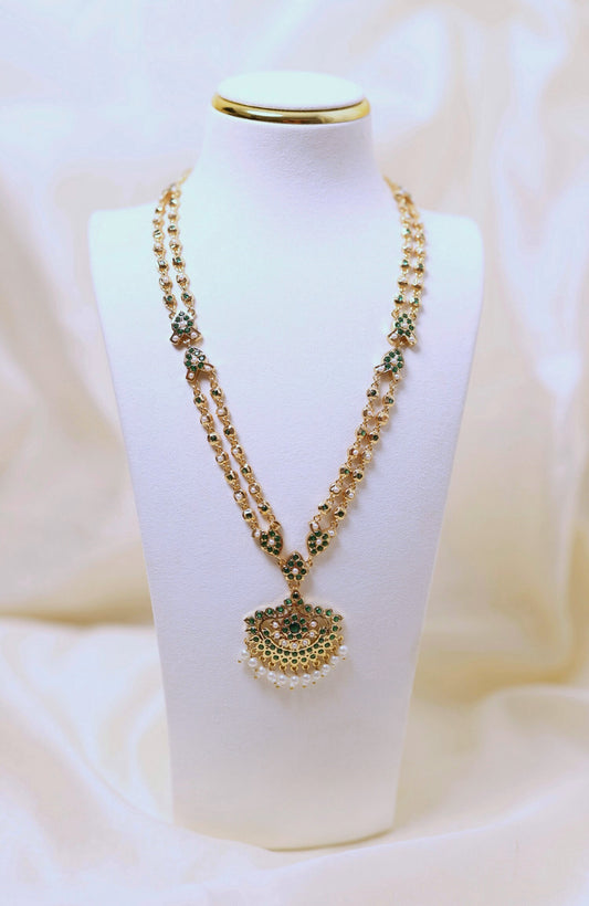 Kaira Green Impon Necklace