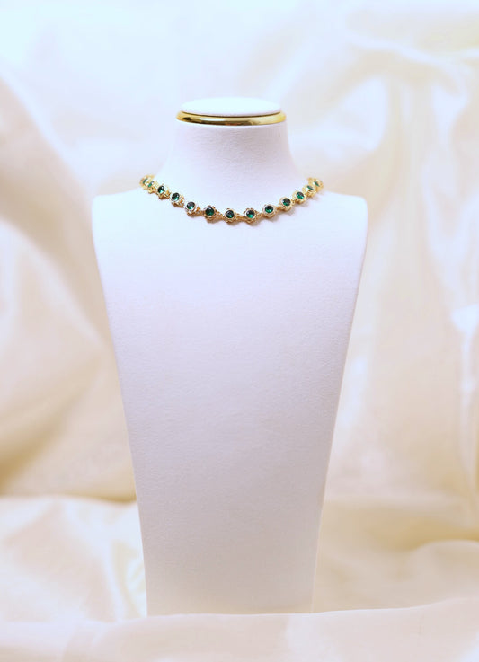 Green Dainty Impon Choker