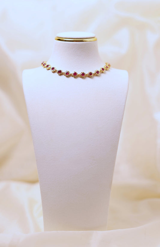 Ruby Dainty Impon Choker
