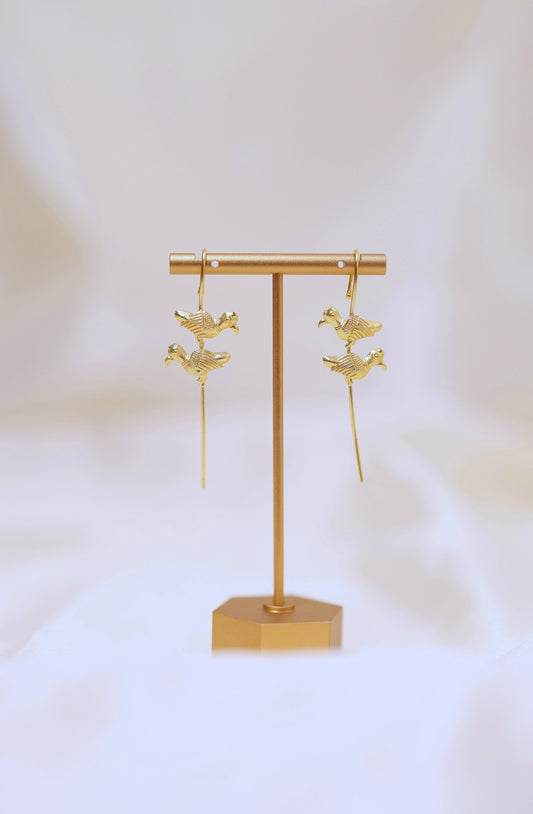 Bird Gold Ear Cuff