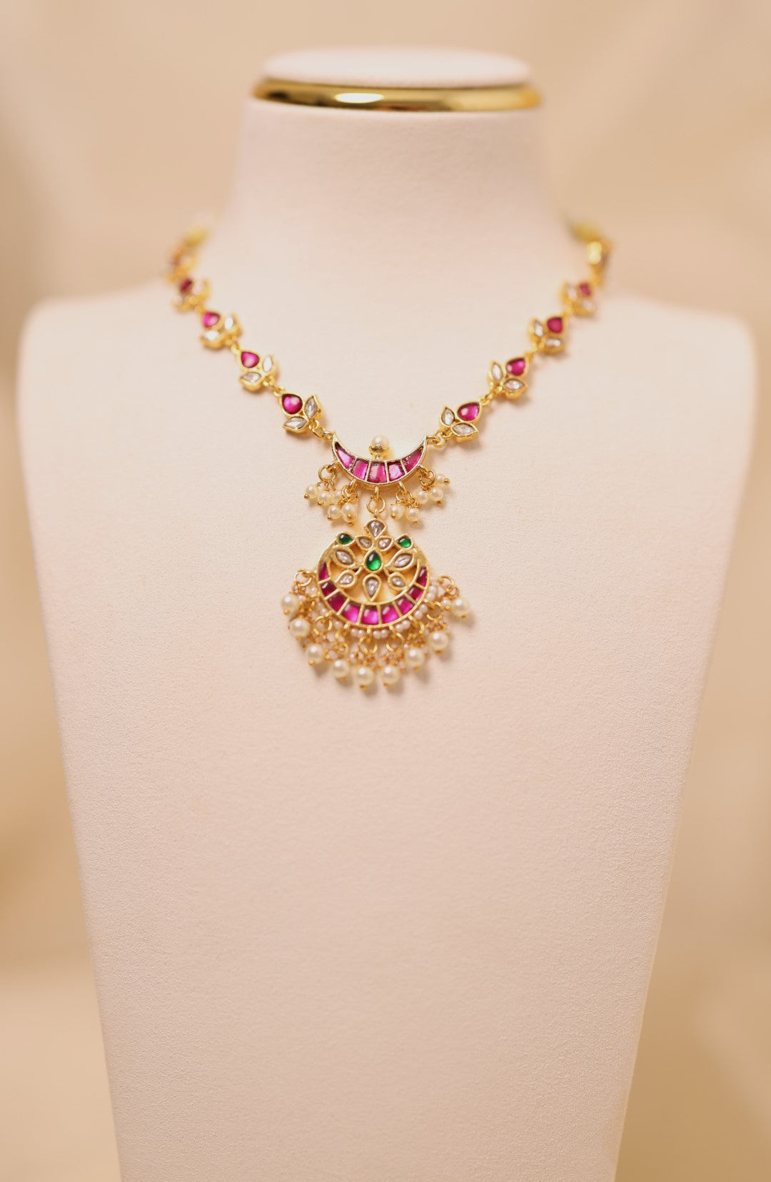 Gulab Kudan Necklace Set