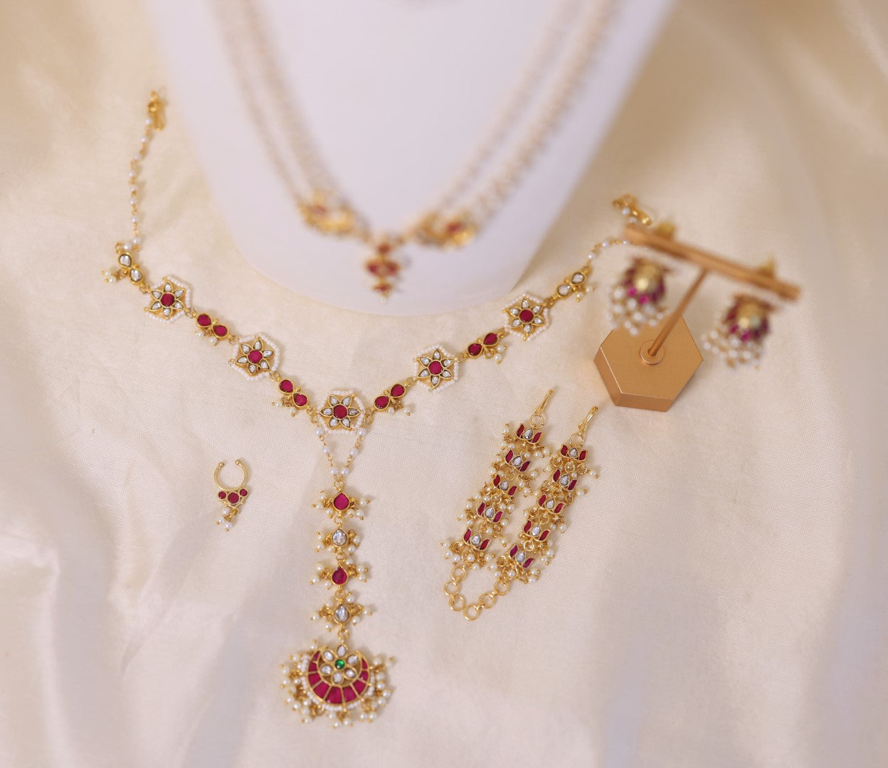 925 Silver Kundan Heritage Set