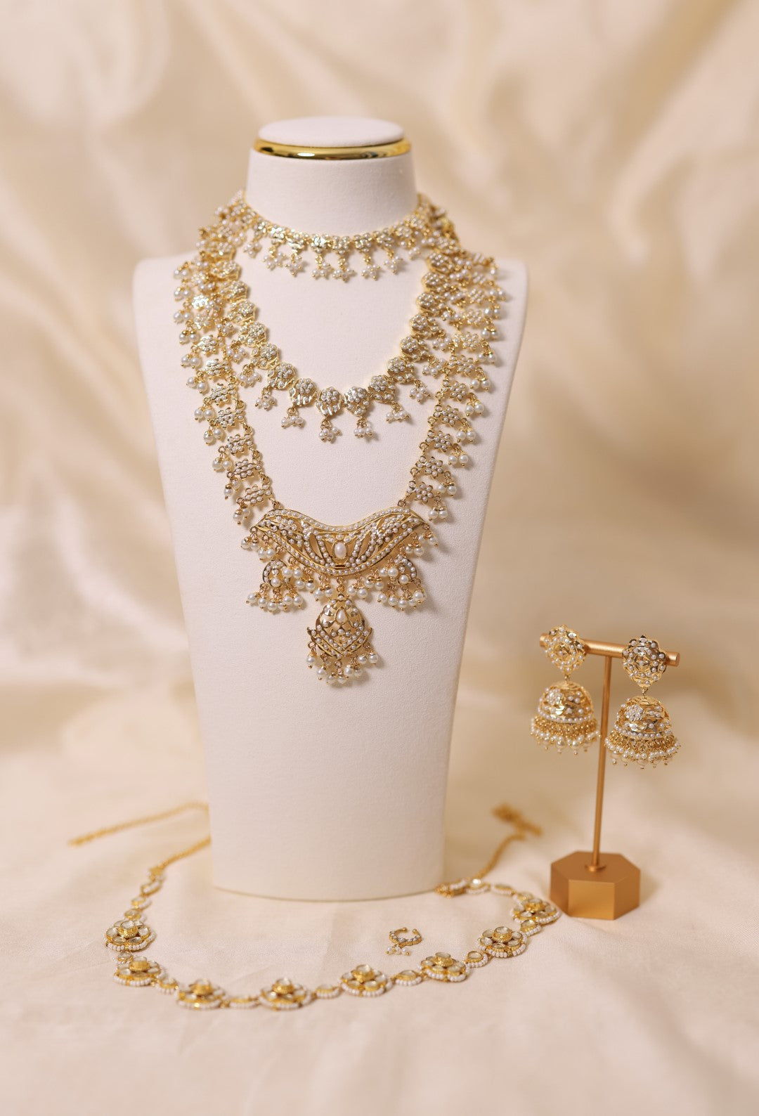 Pearl Kundan Heritage Set