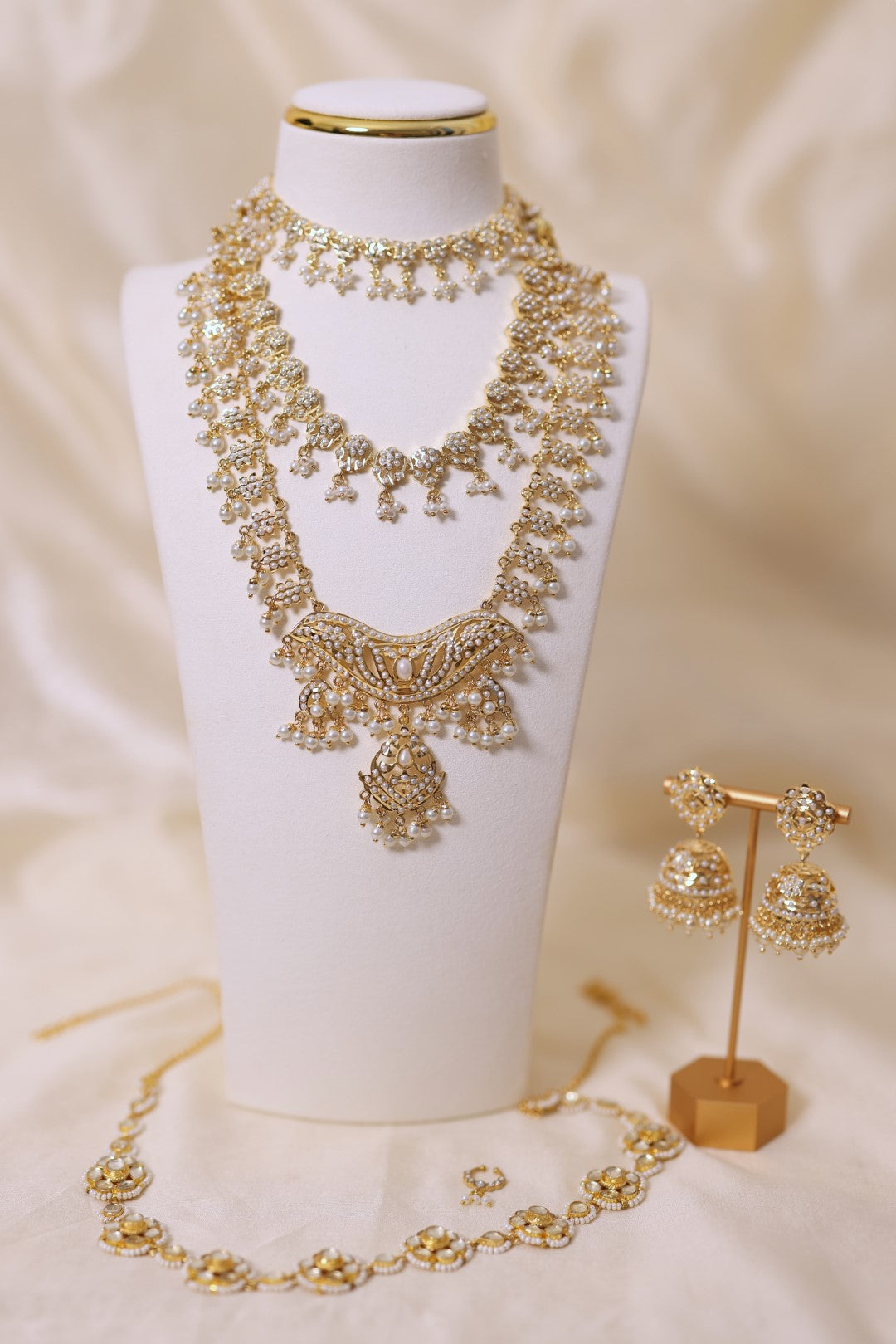 Pearl Kundan Heritage Set