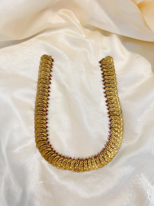 Rathai Vintage Peacock Coin Necklace