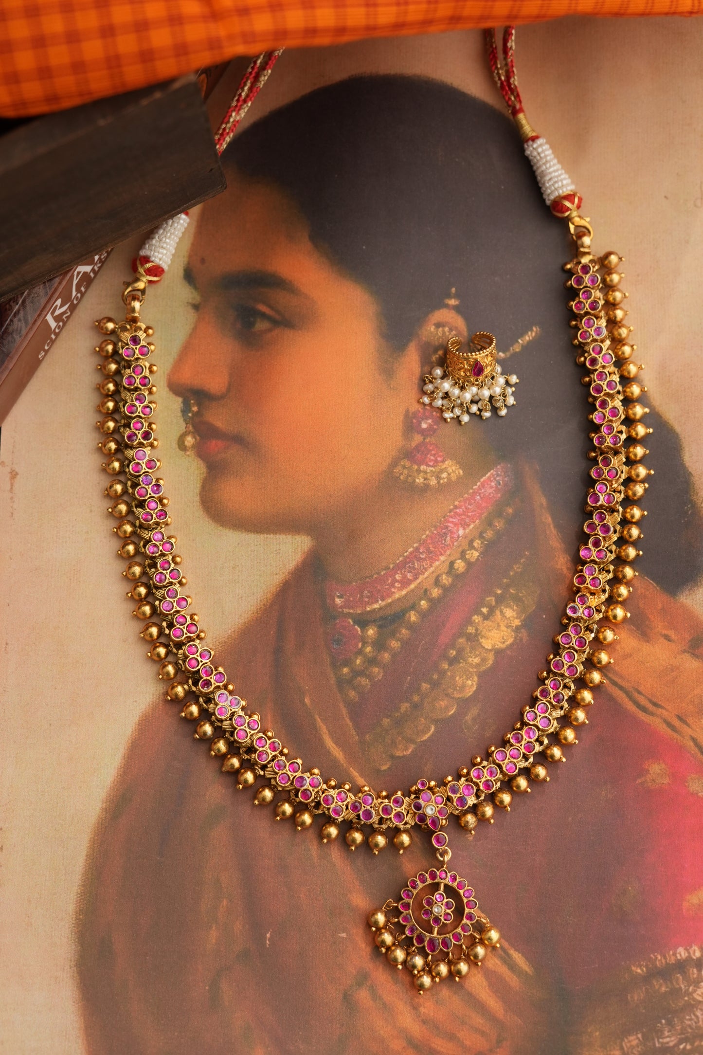 Sita Vintage Kemp Attigai 92.5 Silver With Gold Plating