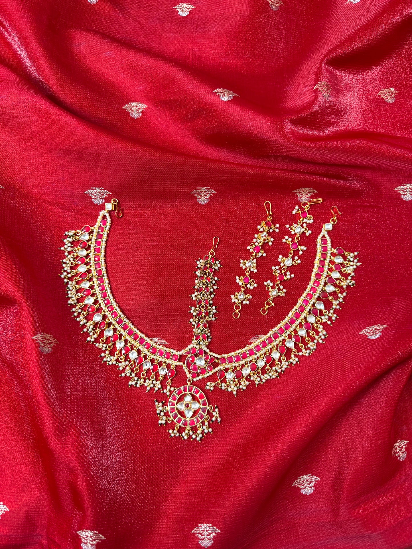 Bridal Jadau Kundan Mathapatti