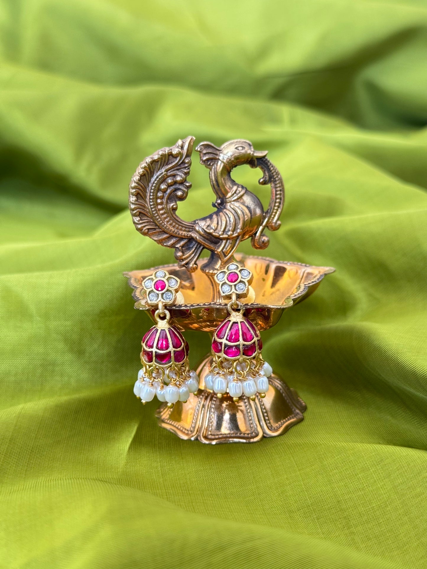 Kanika Mini Kundan Earrings