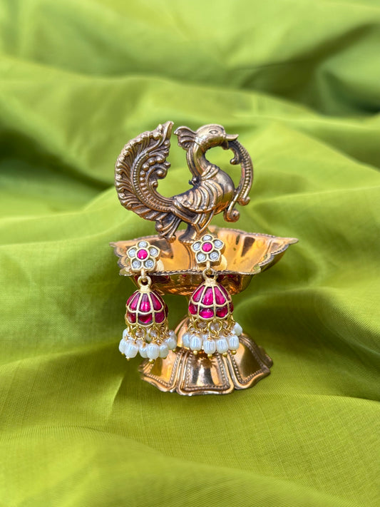 Kanika Mini Kundan Earrings
