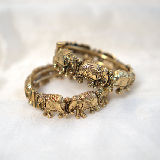 Yamini Antique Temple Bangles